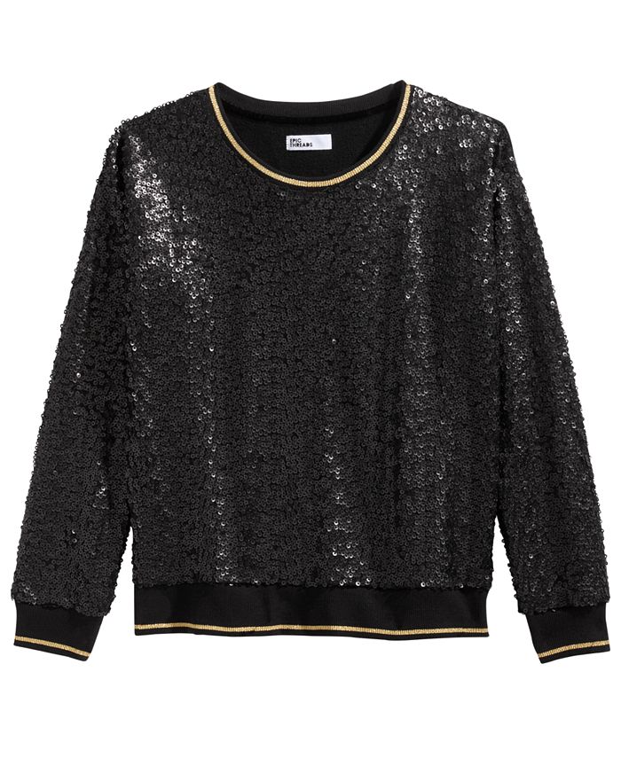 Girls sequin sweatshirt best sale