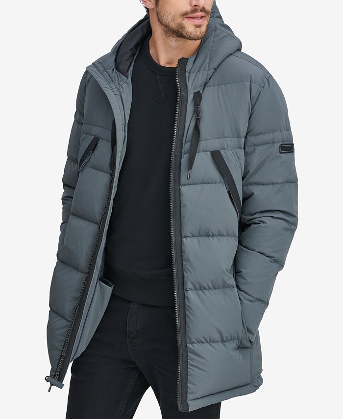 Marc new york men's hot sale crinkle down hooded parka