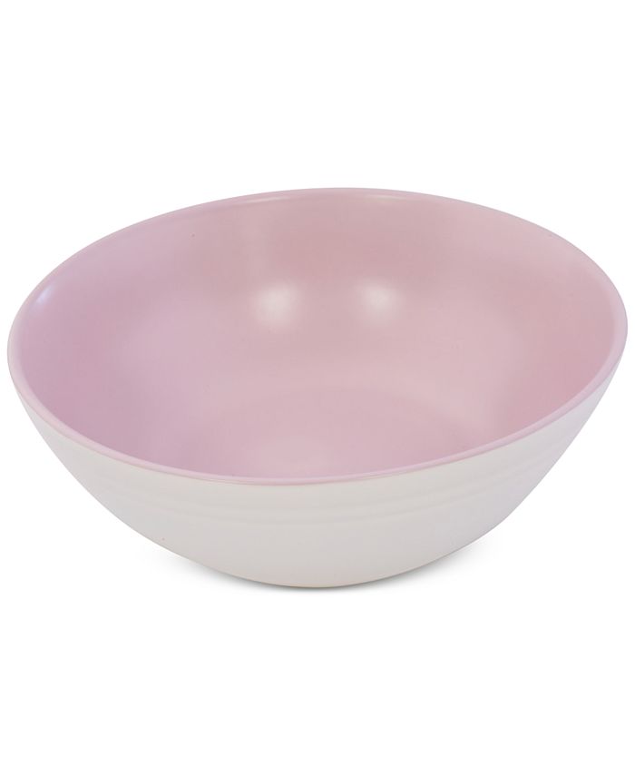 Wild Rose Mauve Serving Bowl