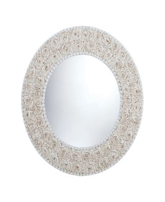Dimond Home - Floral Pattern Clam Shell Framed Mirror