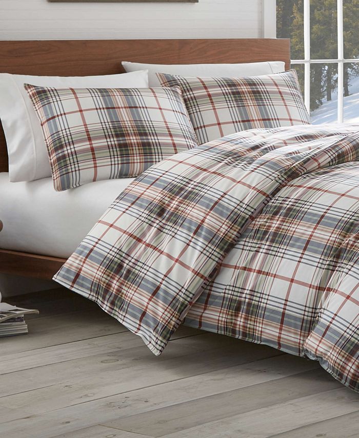 Eddie Bauer Classic Plaid Red King Comforter Set Macy's