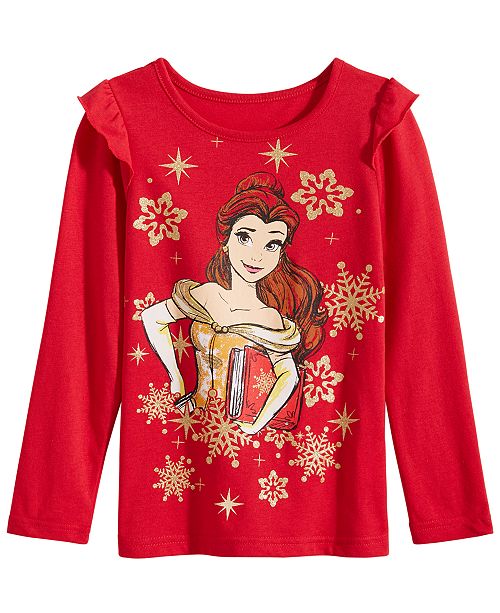 Disney Toddler Girls Belle Snowflake T Shirt Reviews Shirts