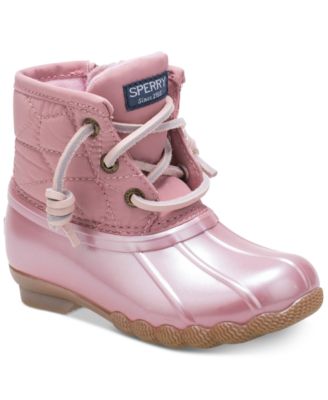 light pink sperry boots
