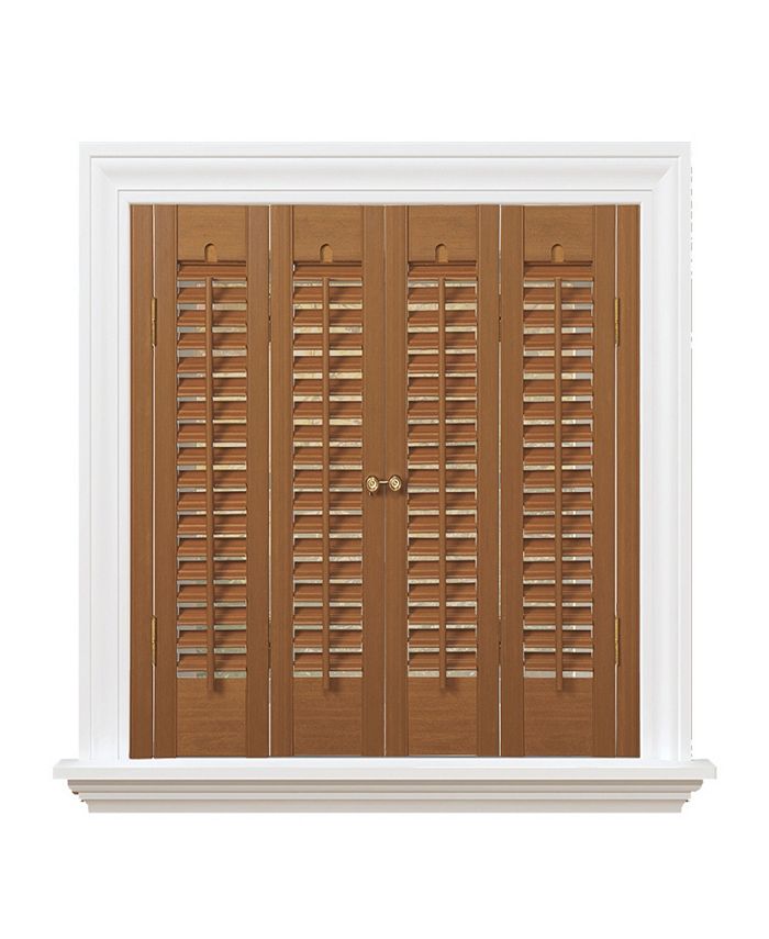 US Shade & Shutter Traditional Faux Wood Interior Shutter, 3941" W x