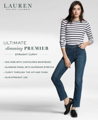 lauren ralph lauren ultimate slimming premier straight jeans