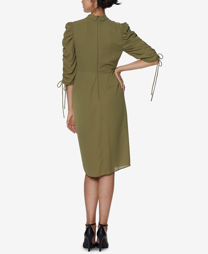 INSPR x Natalie Off Duty Ruched Front Dress, Created for Macy's - Macy's
