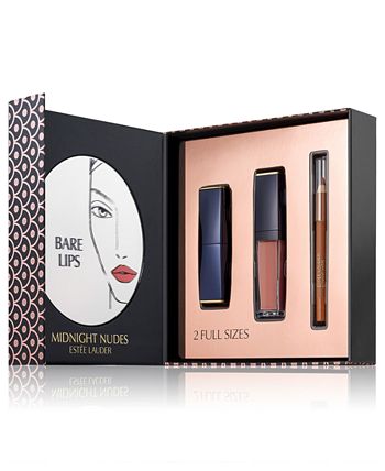Estée Lauder 3-Pc. Midnight Nudes Bare Lips Gift Set - Macy's