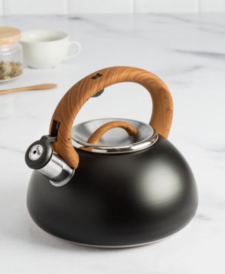 stainless steel whistling teapot