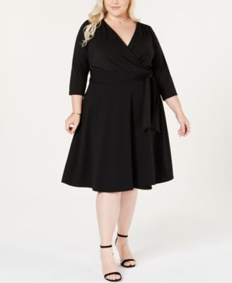 ECI - Plus Size Wrap Dress