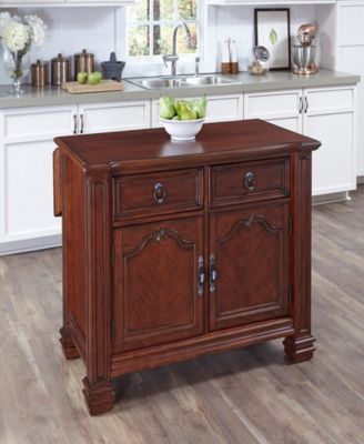Home Styles - Santiago Kitchen Island with Wood Top