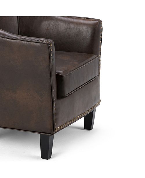 Simpli Home Kildare Tub Chair & Reviews Furniture Macy's