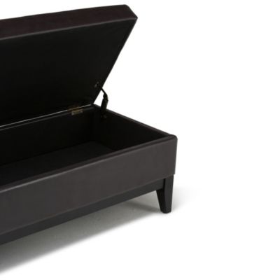 Oregon Storage Ottoman Bench with Tray