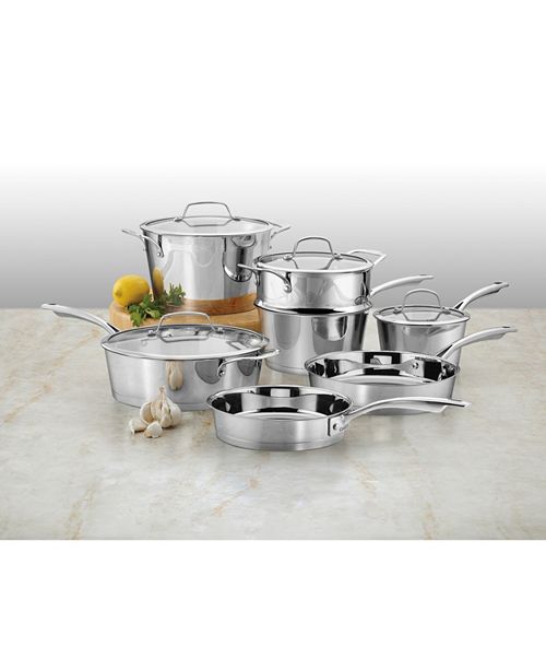 Cuisinart Conical Stainless Steel Induction 11 Piece Cookware Set