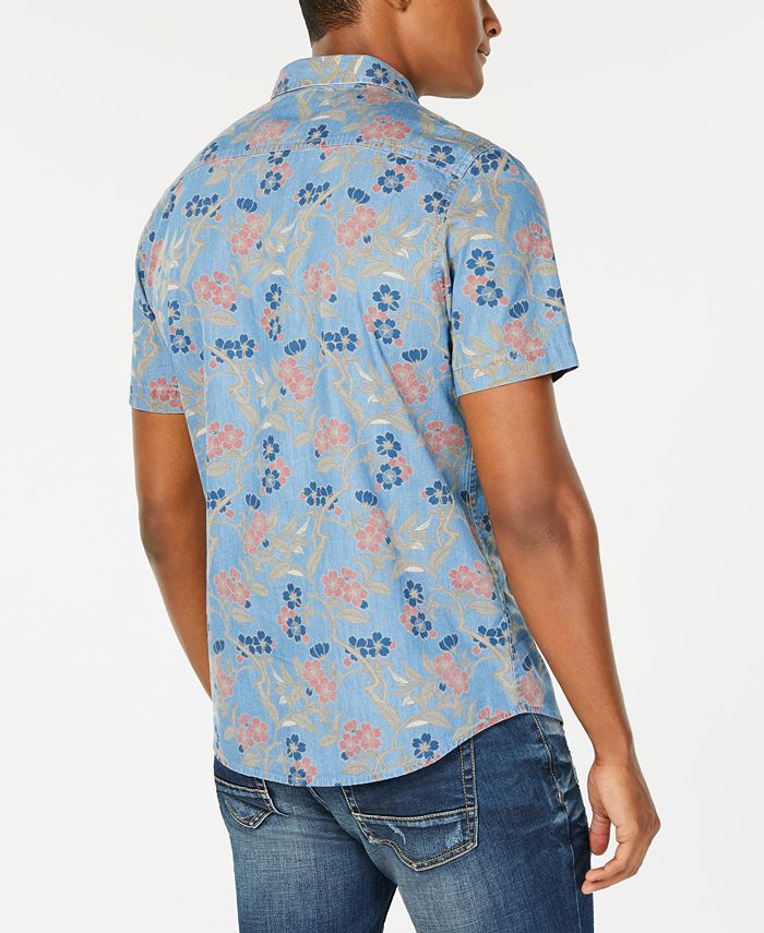 American Rag Men's Floral Branch Shirt, Created for Macy's - Macy's
