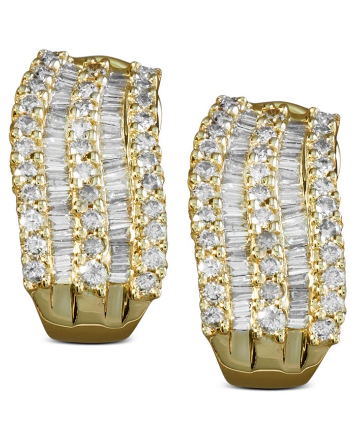EFFY Collection D'Oro by EFFY® Diamond Earring (1-3/8 ct. t.w.) in 14k ...
