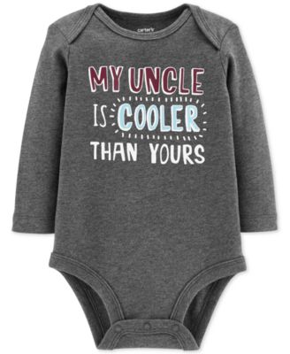 Carter's - Baby Boys My Uncle Is Cooler Cotton Bodysuit