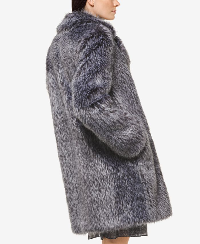 Michael Kors Faux-Fur Coat - Macy's