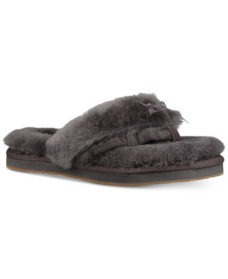 UGG® Fluff Flip-Flop III Slippers & Reviews - Sandals - Shoes - Macy's