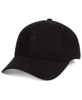 '47 Brand - Black & Black MVP Strapback Cap