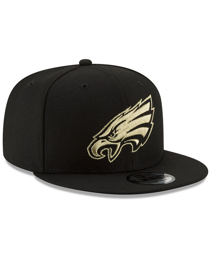 New Era Philadelphia Eagles Black Classic Edition 9Fifty A Frame Snapback Cap