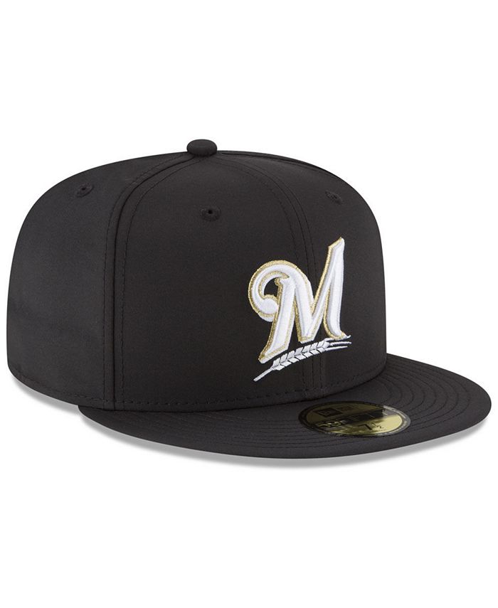 New Era Milwaukee Brewers Prolite Gold Out 59FIFTY FITTED Cap - Macy's