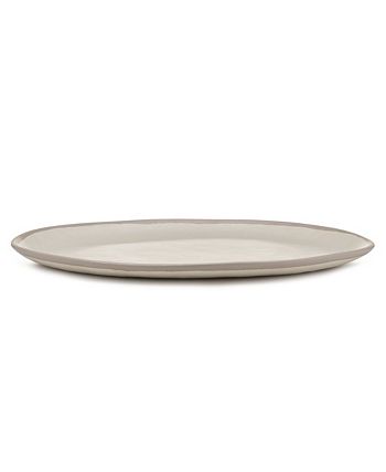 Q Squared - Potter Stone 18" x 13" Melamine Oval Platter
