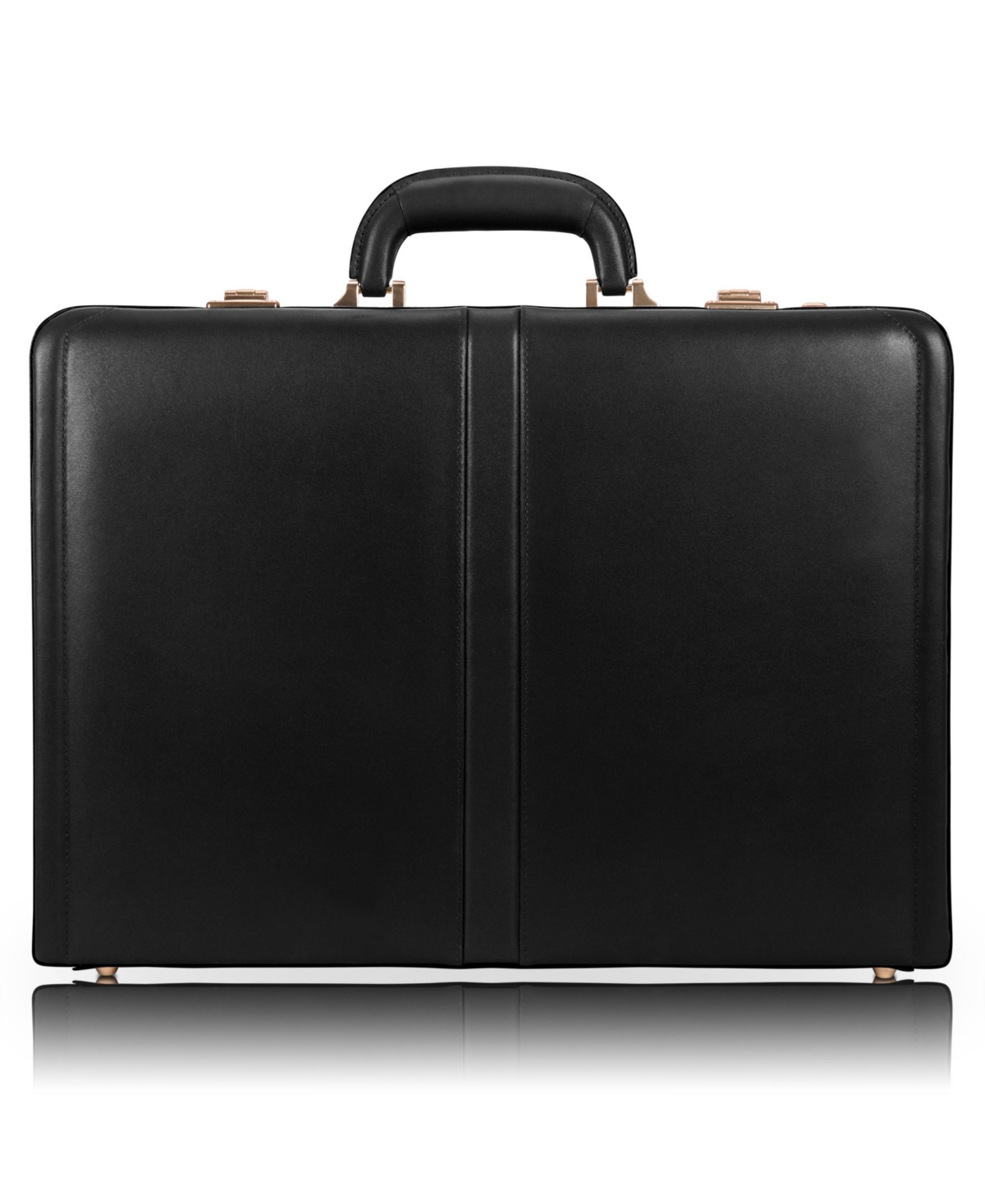 Harper 4.5" Expandable Attache Briefcase - Black