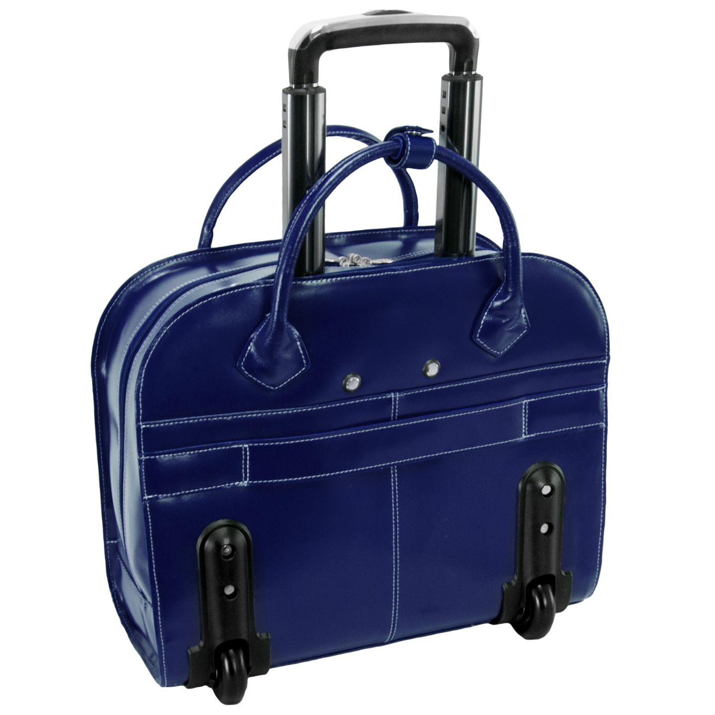 Сумка McKlein L Series Granville Wheeled Laptop Briefcase Collection, цвет: Чёрный — фото 4