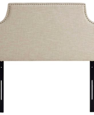 Laura Twin Upholstered Fabric Headboard