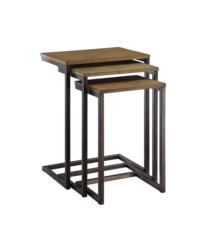 Carolina Classics Eleana Wood Nesting Tables Macy's