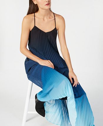 Bar iii pleated maxi dress online