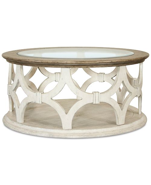 Furniture Hadley Round Coffee Table Reviews Furniture Macy S