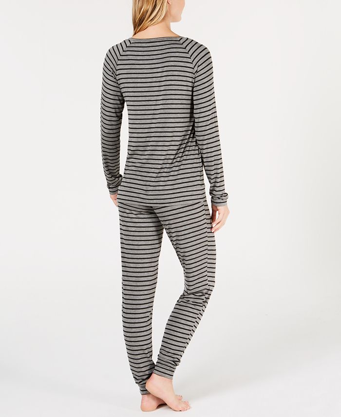 Alfani Printed Knit Pajama Set, Created for Macy's & Reviews - Bras ...
