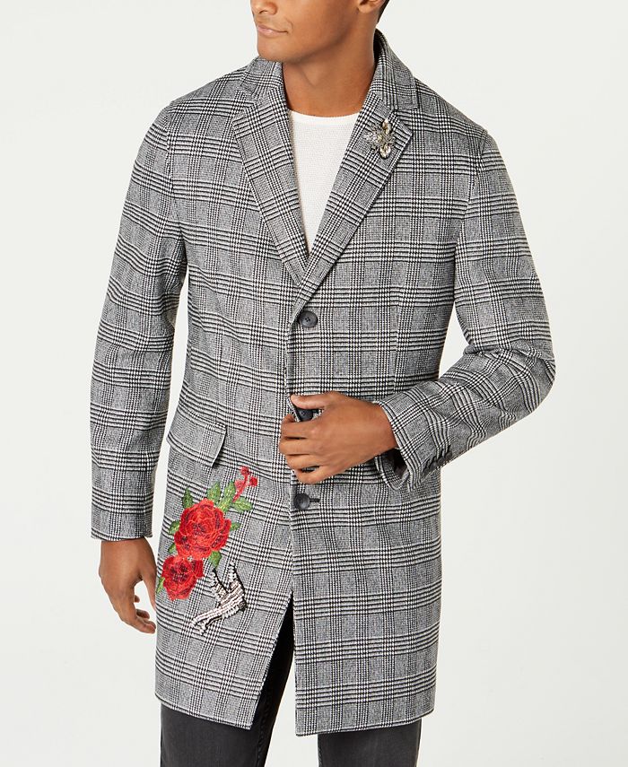 Glen plaid topcoat best sale
