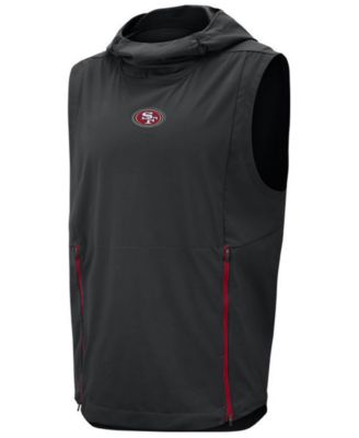49ers sleeveless hoodie