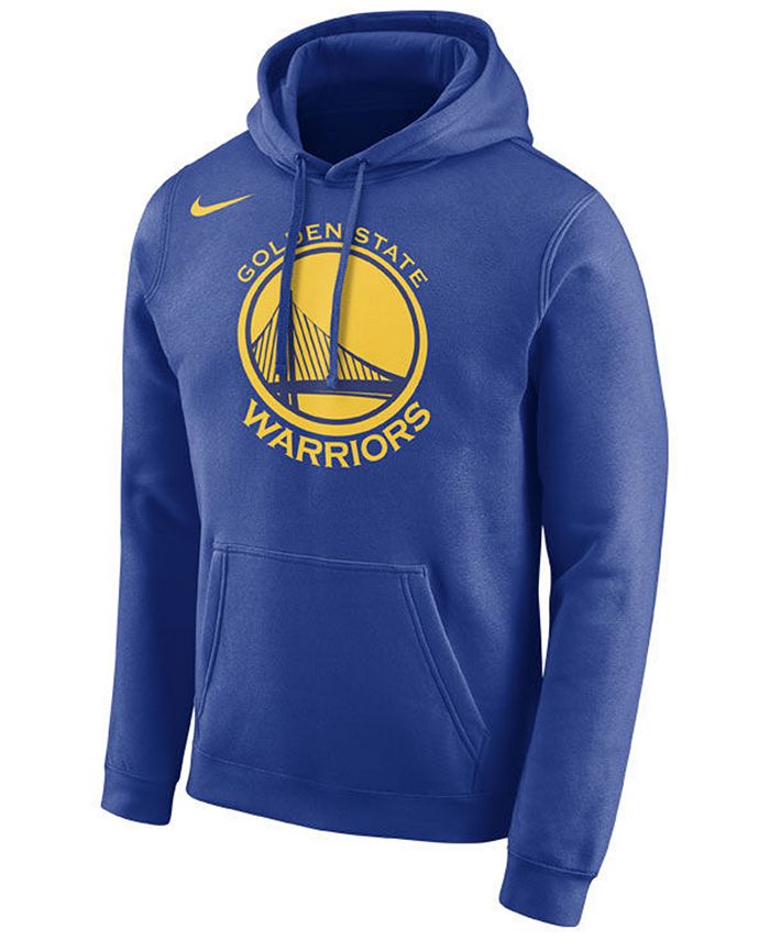Nike Men's Golden State Warriors Essential Logo Pullover Hoodie - Macy's