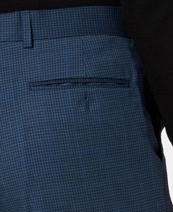 Chemise Habillée Original Penguin Homme - 15.5 34/35 - Slim Fit Stretch - Bleu Floral - NEUF