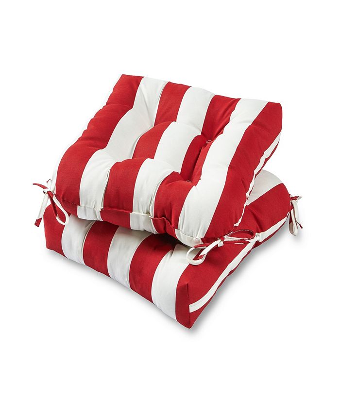 Greendale Home Fashions Set of 2 Outdoor Chair Cushions Macy's