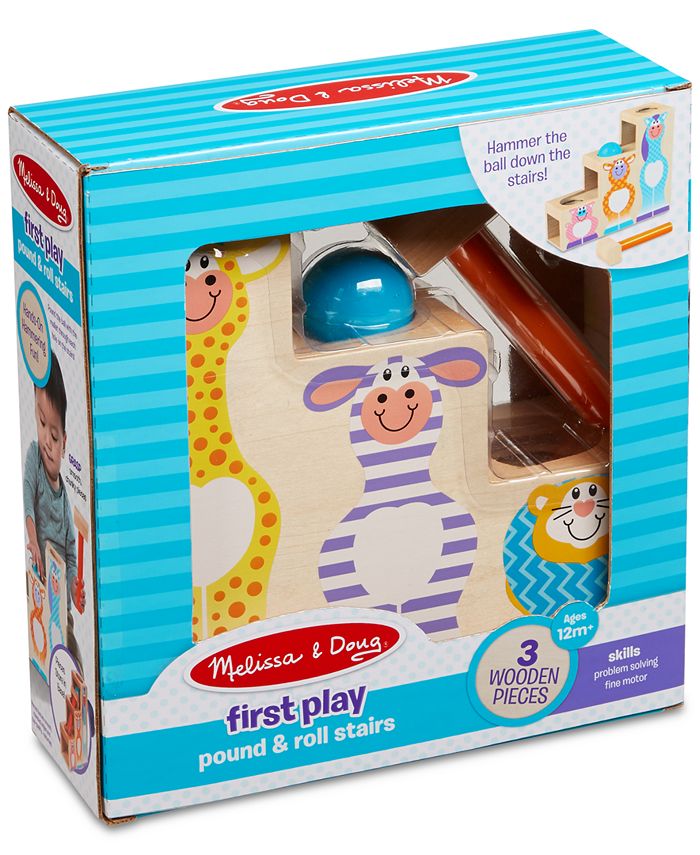 Melissa and Doug Melissa Doug First Play Pound Roll Stairs