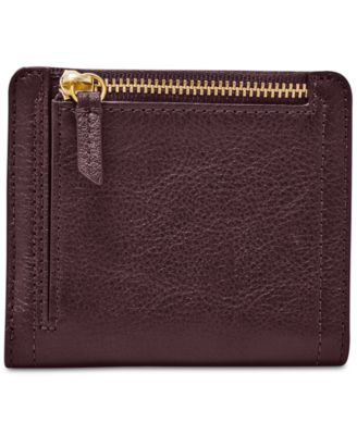 Fossil Logan Bifold Leather & Suede Striped Wallet