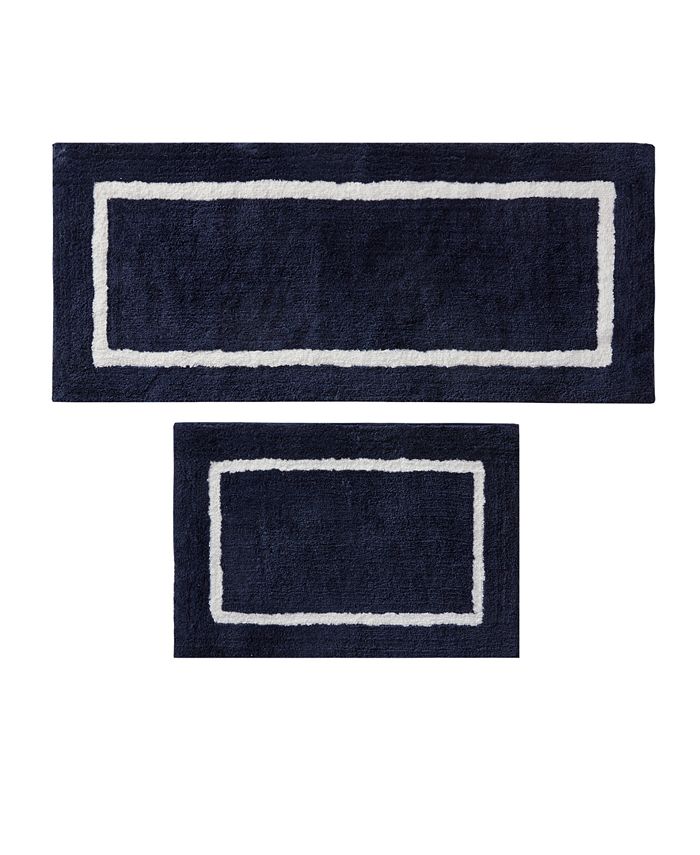 Madison Park Bittman Tufted Reversible Microfiber Bath Rug, 21" x 34