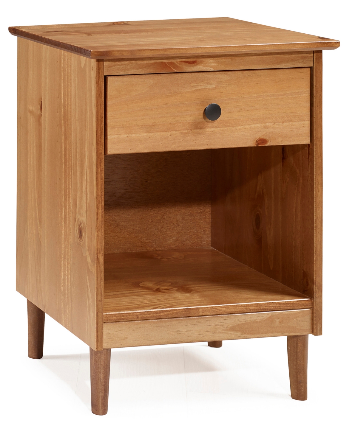 Walker Edison 1 Drawer Solid Wood Nightstand