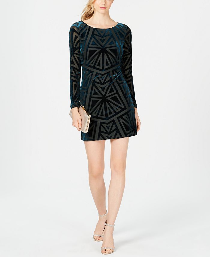 Vince camuto outlet burnout dress