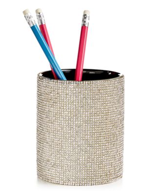 Tri-Coastal Design - Silver Stone Pencil Holder