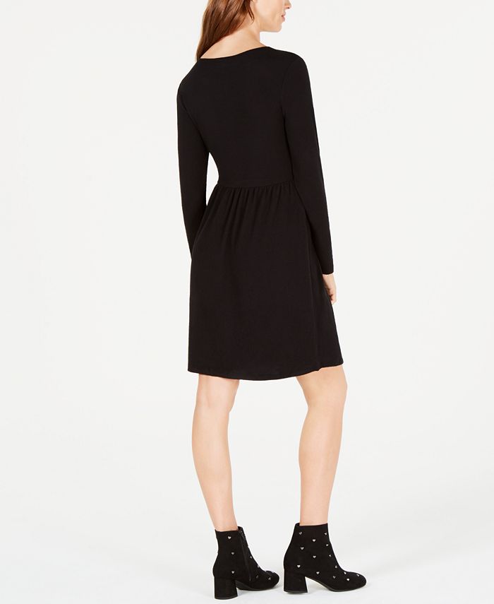 Maison Jules Pleated Fit & Flare Dress, Created for Macy's - Macy's