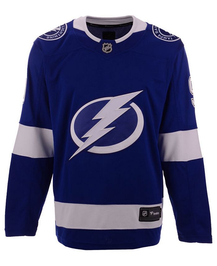 Authentic NHL Apparel Fanatics Men's Tyler Johnson Tampa Bay Lightning