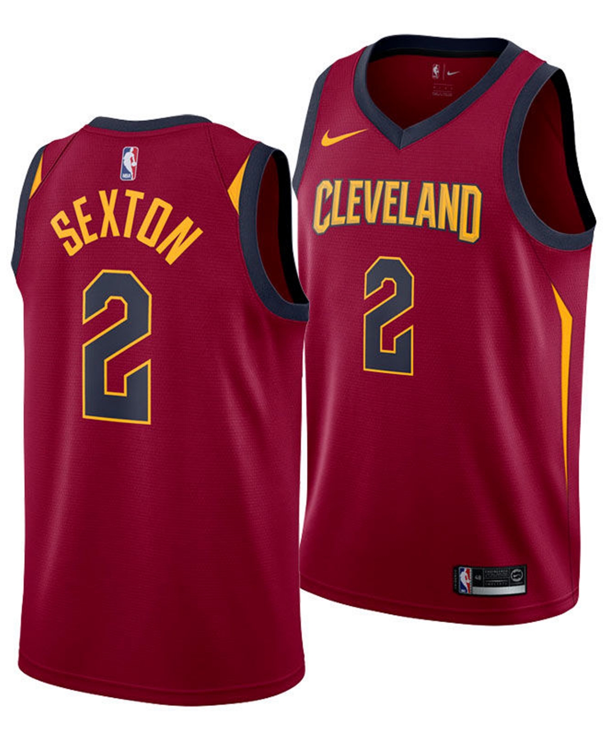 Nike Men's Collin Sexton Cleveland Cavaliers Icon Swingman Jersey