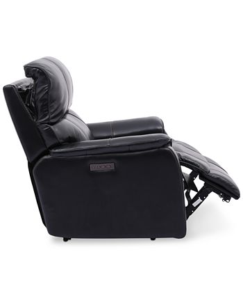 Furniture - Hatherleigh 34" Leather Dual Power Recliner