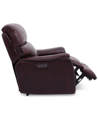 Hatherleigh 34" Leather Dual Power Recliner with USB Power Outlet