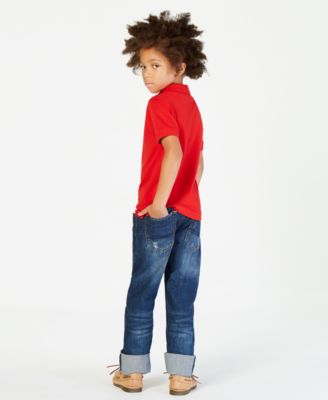 Toddler and Little Boys Ivy Stretch Polo Shirt